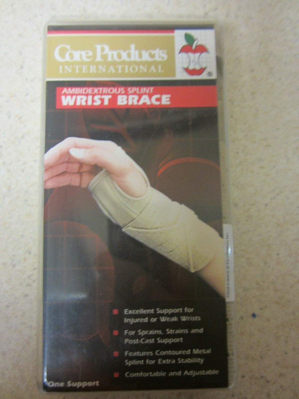 New Core Products Ambidextrous Splint Wrist Brace # 6880-5 Size X-LARGE