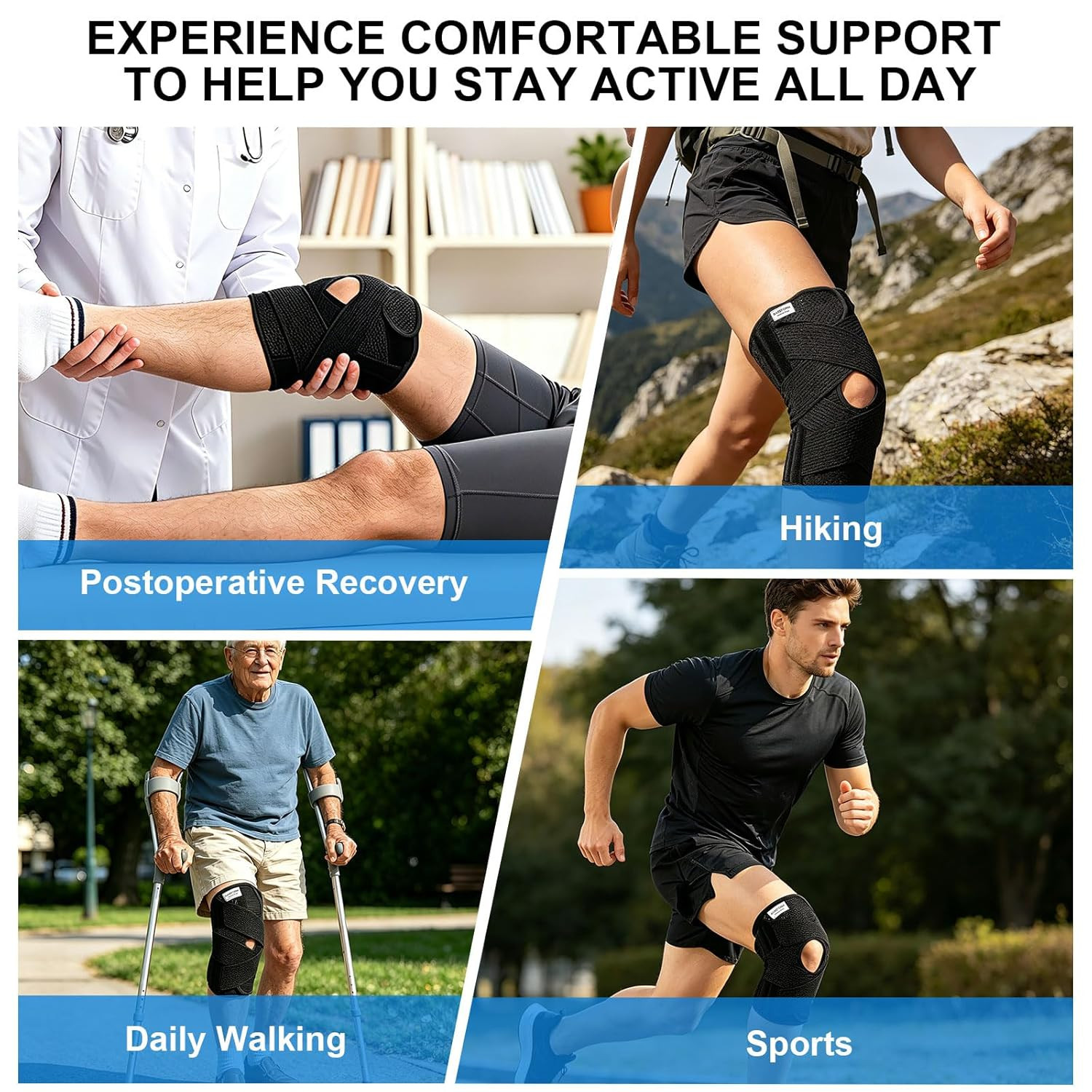 Bareform Meniscus Brace. Relieves Knee Pain And Meniscus Tears, And Provides Pat