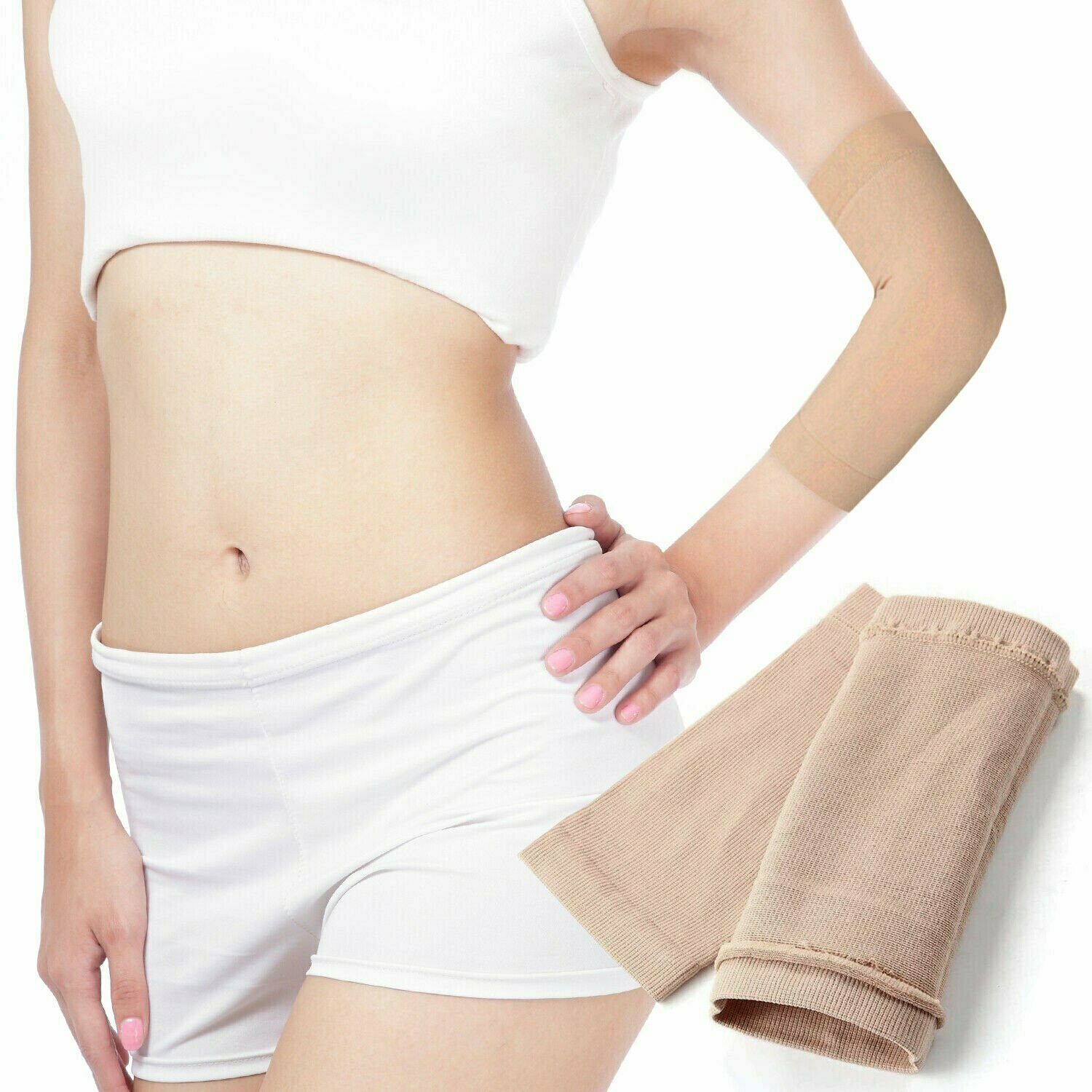 Arm Compression Detox Slimming Wraps, Shaping Cellulite Slimmer Sport Sleeves