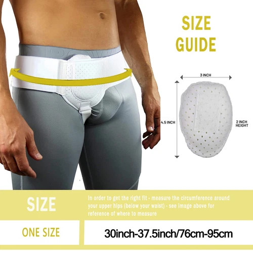 Single Hernia Support Belt Inguinal Groin Hernia Pain Relief Truss Brace Unisex