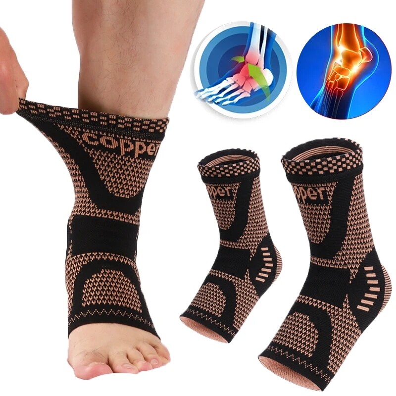 Ankle Support Protector Compression Sleeve Brace Orthosis Tobillera Deportiva US