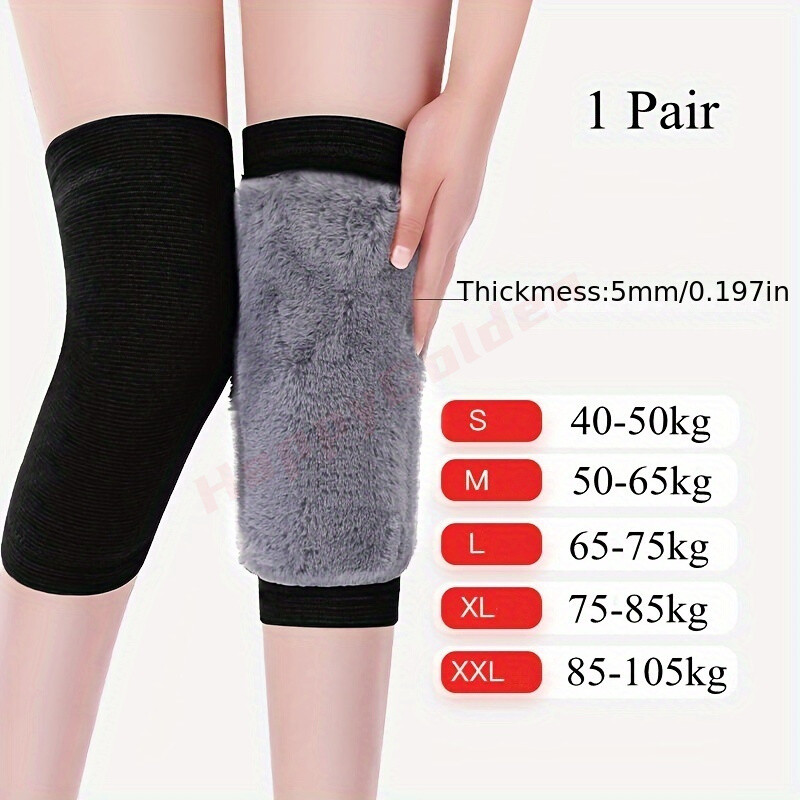 Winter Warm Knee Pads Women Men Elderly Cold Leg Arthritis Kneepad Knee Support