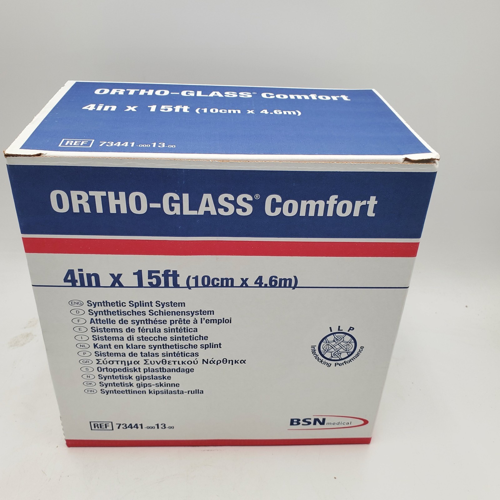 2 Rolls Ortho-Glass Comfort 4″ x 15 ft Fiberglass Splinting Material – Exp 2026