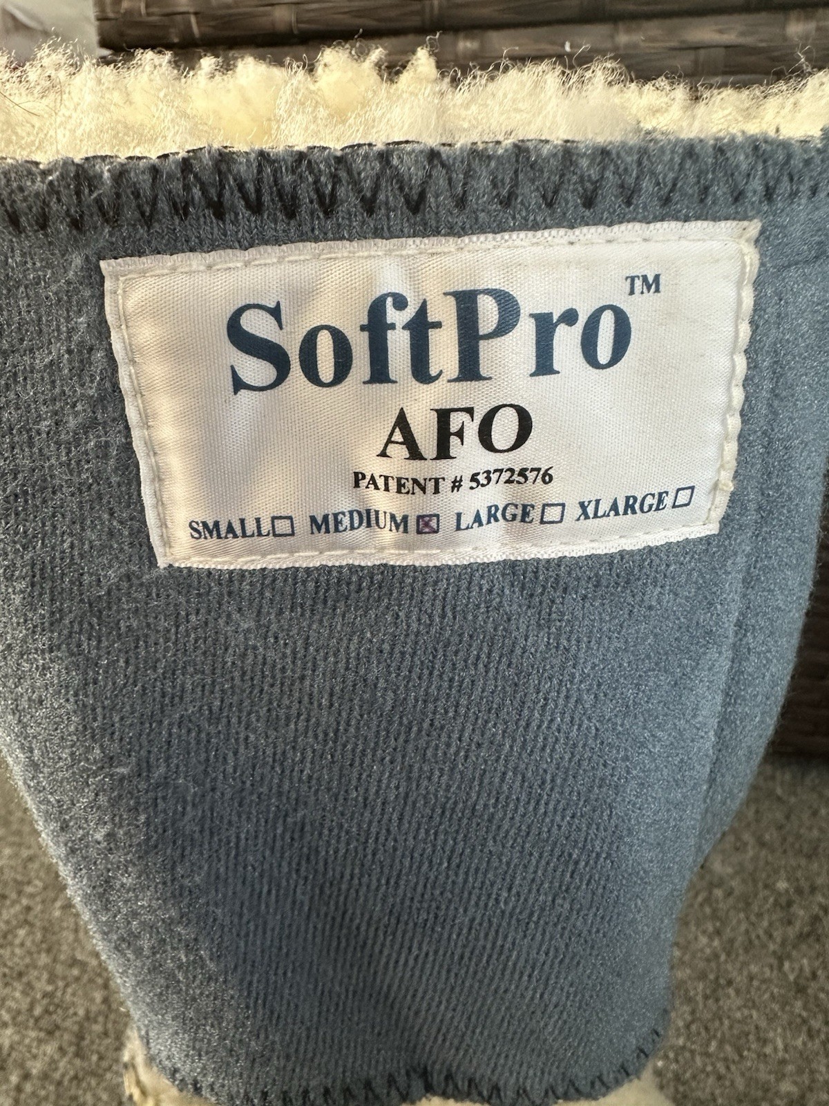 SoftPro AFO Ankle/Foot Support Boot – medium