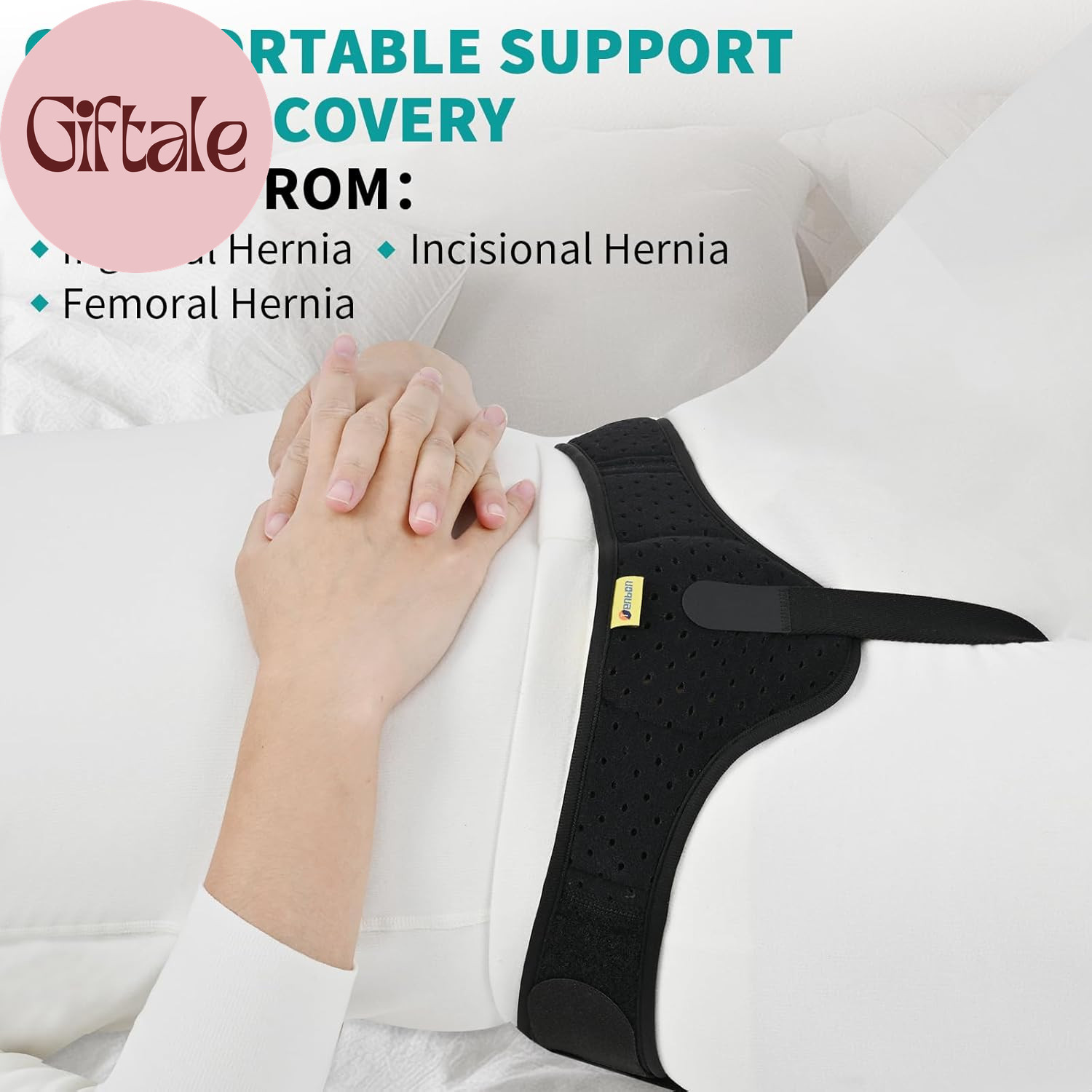 Hernia Belts for Men and Women Left or Right Side Hernia Support Truss for Ingui