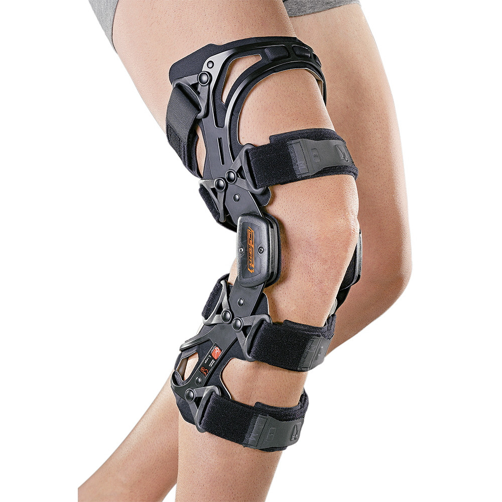 Ro+Ten Pluspoint 3 Right Knee Brace for LCA-LCP-LCM-LCL Black