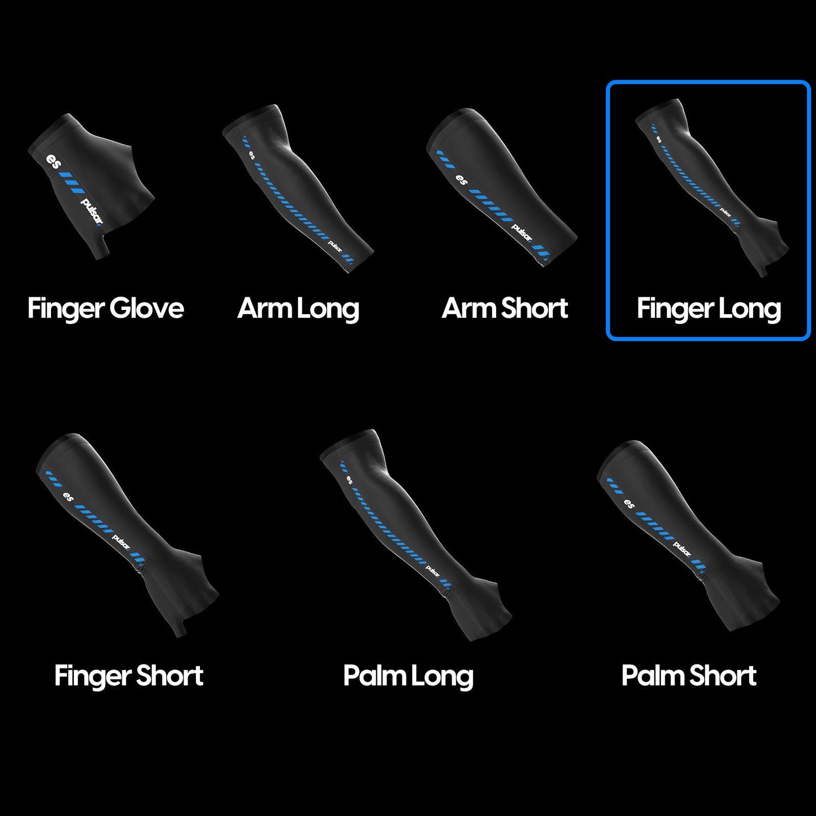 PULSAR eS Gaming Arm Sleeve for Esports Gaming Compression Sleeve, Finger Lon…