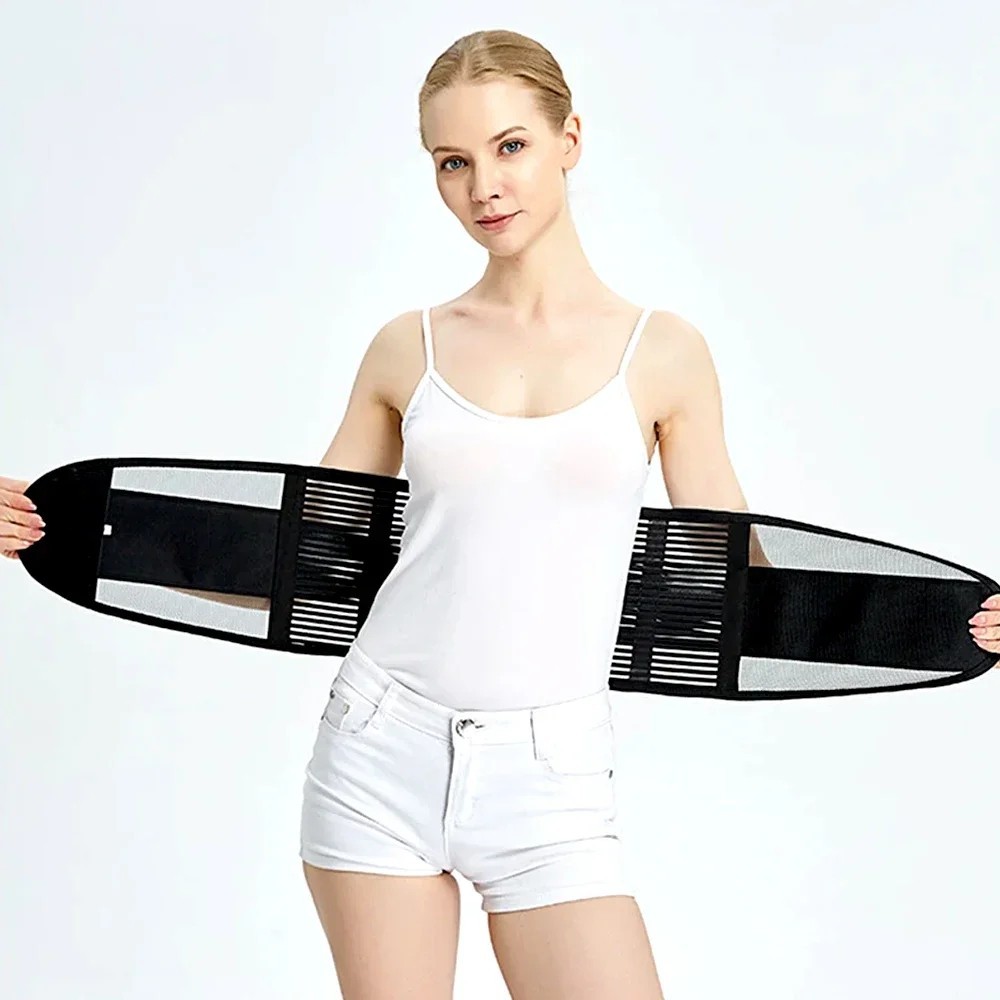 Adjustable Lower Back Brace Lumbar Support Waist Belt For Men Women Pain Relief