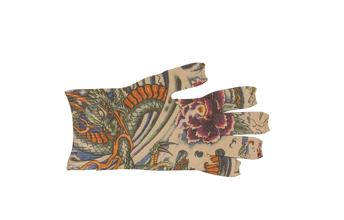 LOTUS DRAGON Graduated Compression Glove by LYMPHEDIVAS, ANY SIZE & LEVEL, New