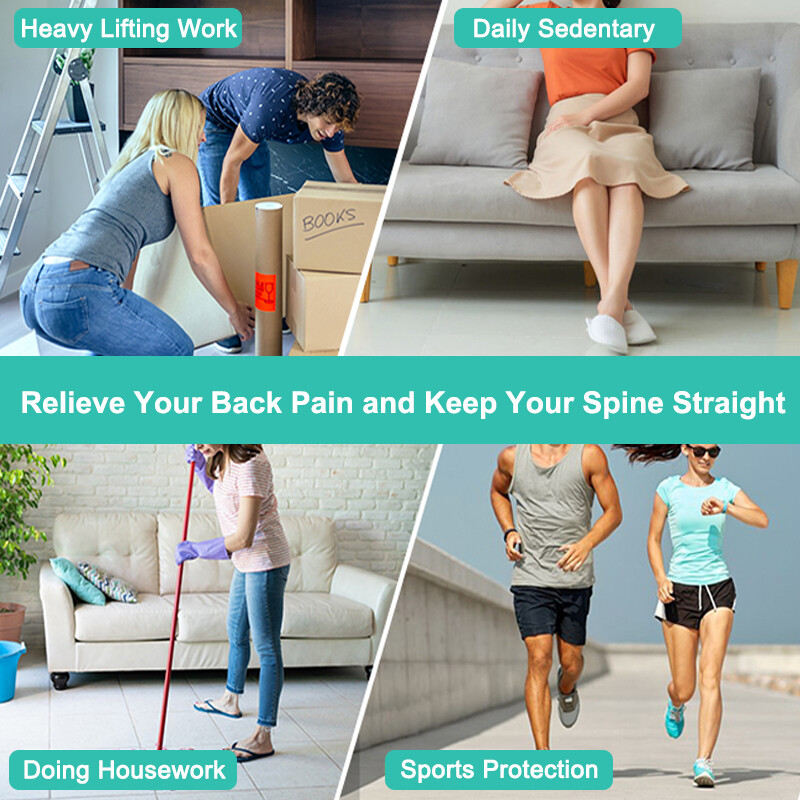 Orthopedic Lumbar Lower Back Support Belt Brace Sciatica Pain Relief Mens Women