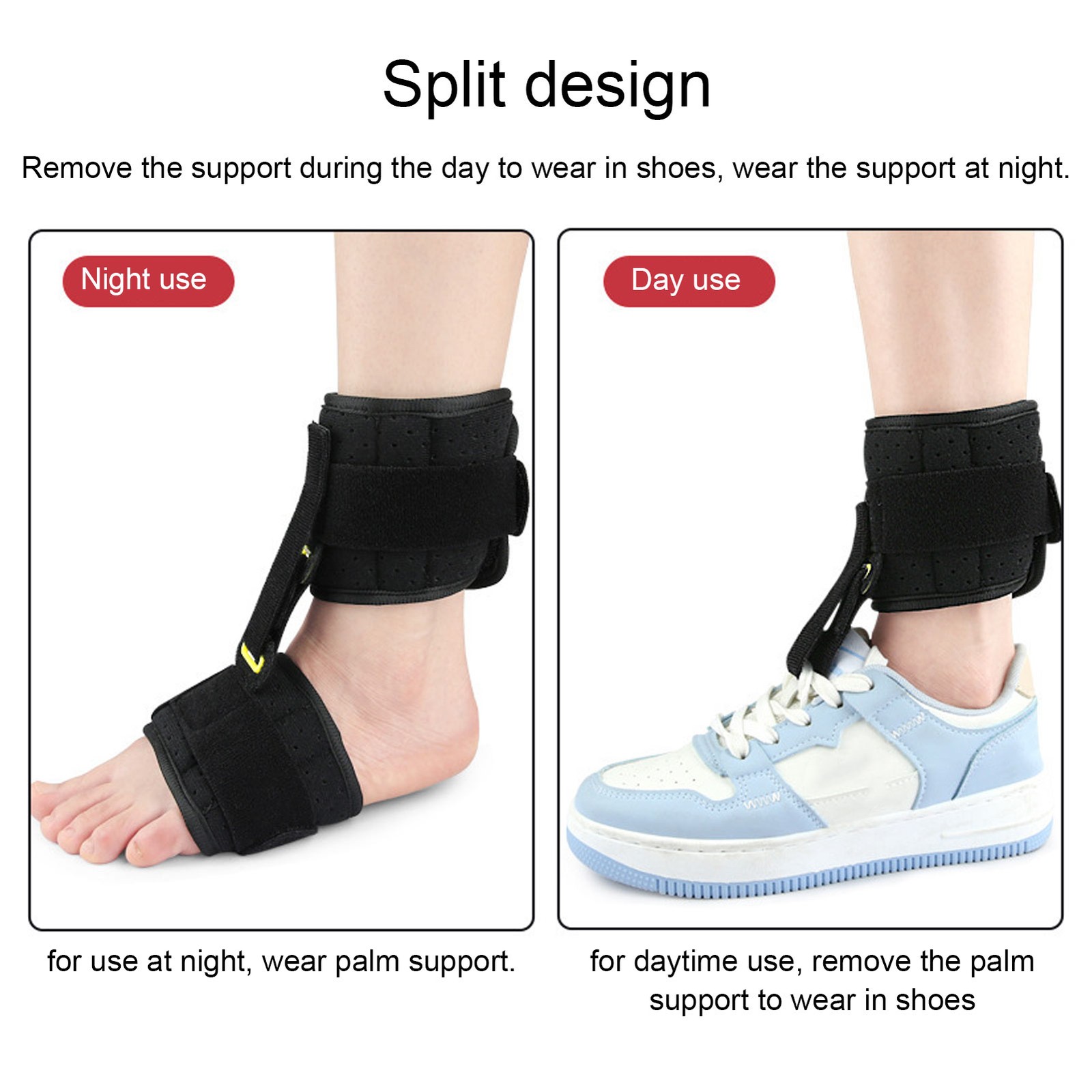 Kids AFO Drop Foot Brace Improve Foot Walking Gait Relieve Soreness Plantar