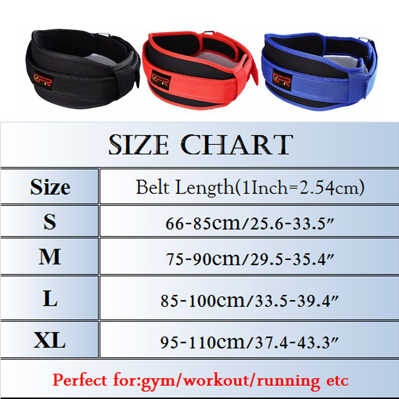 5mm Power Lifting Belt Men Women Lower Back Support for Gym Squat Weightlifting
