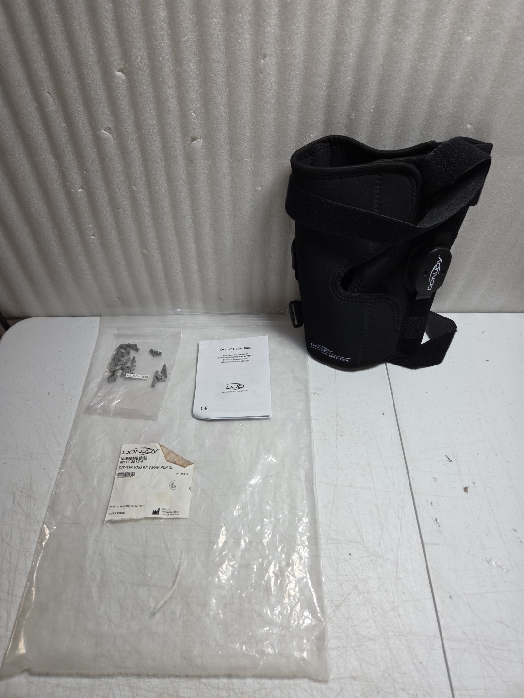 DonJoy Drytex Hinged Knee Wrap POP XL Support Brace Extra Large (11-2013-5)