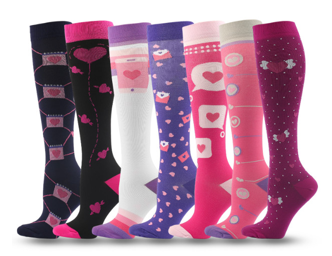 Compression Socks for Women & Men, Support Knee High Socks for Running,Nurses,Tr