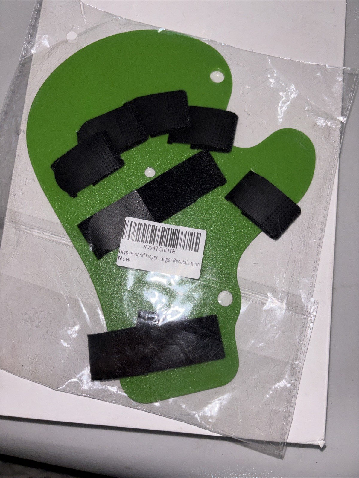 Aliewin Finger training device Hand brace stroke Hand straightener splint Green
