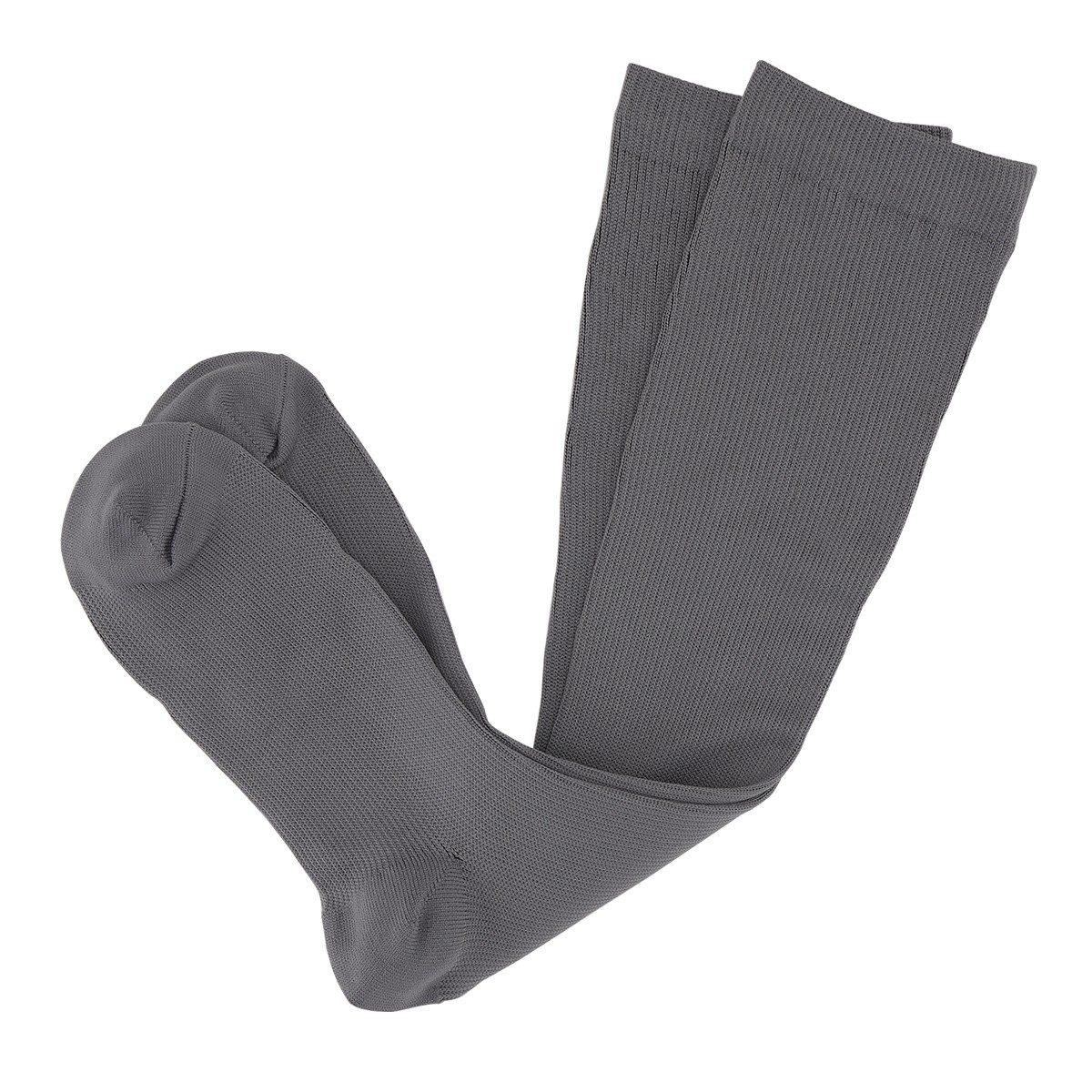 5-Pair Mens Womens Compression Socks 20-30mmHg Running Hiking Nurse Support Gray