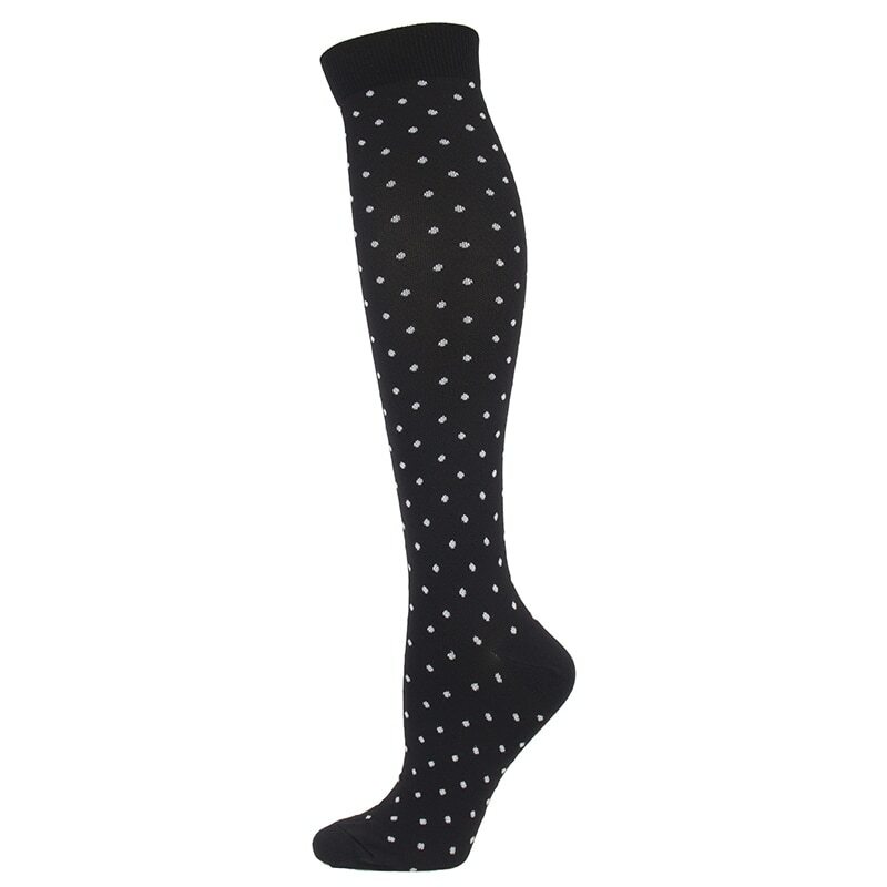 S-XL Unisex Star / Heart / Dot / Stripe Pattern Compression Socks / Stocking NEW