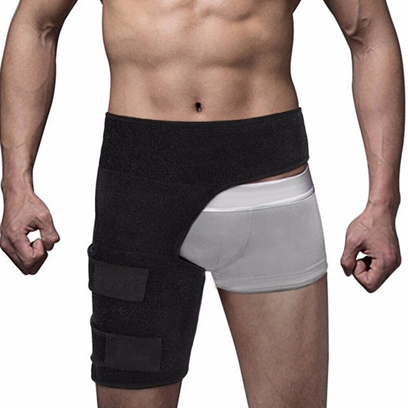 Hip Brace Compression Groin Support Wrap for Sciatica Pain Relief Thigh Recovery