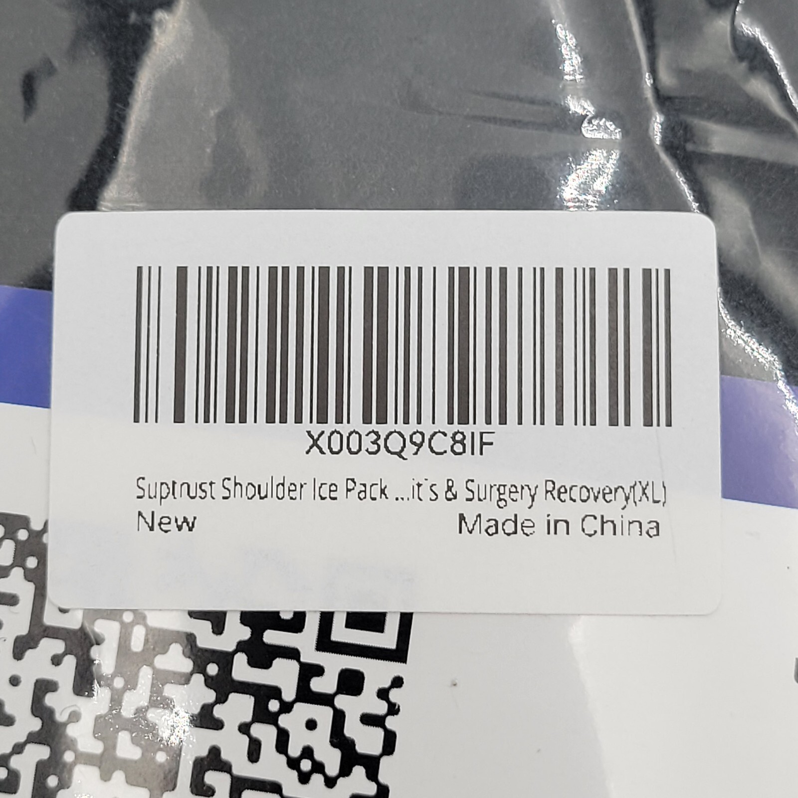 SupTrust XL Shoulder Ice Pack Brace Surgery Recovery
