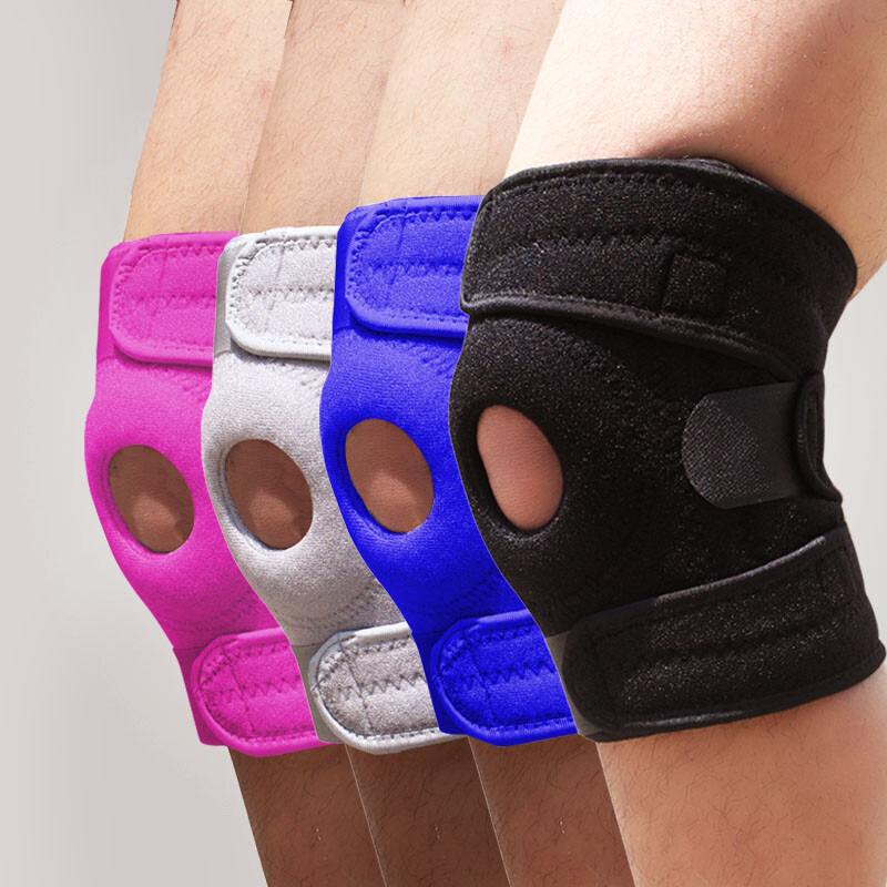 Open Patella Stabilizer Knee Brace Gel Pads Support Joint Pain Arthritis 1x / 2x