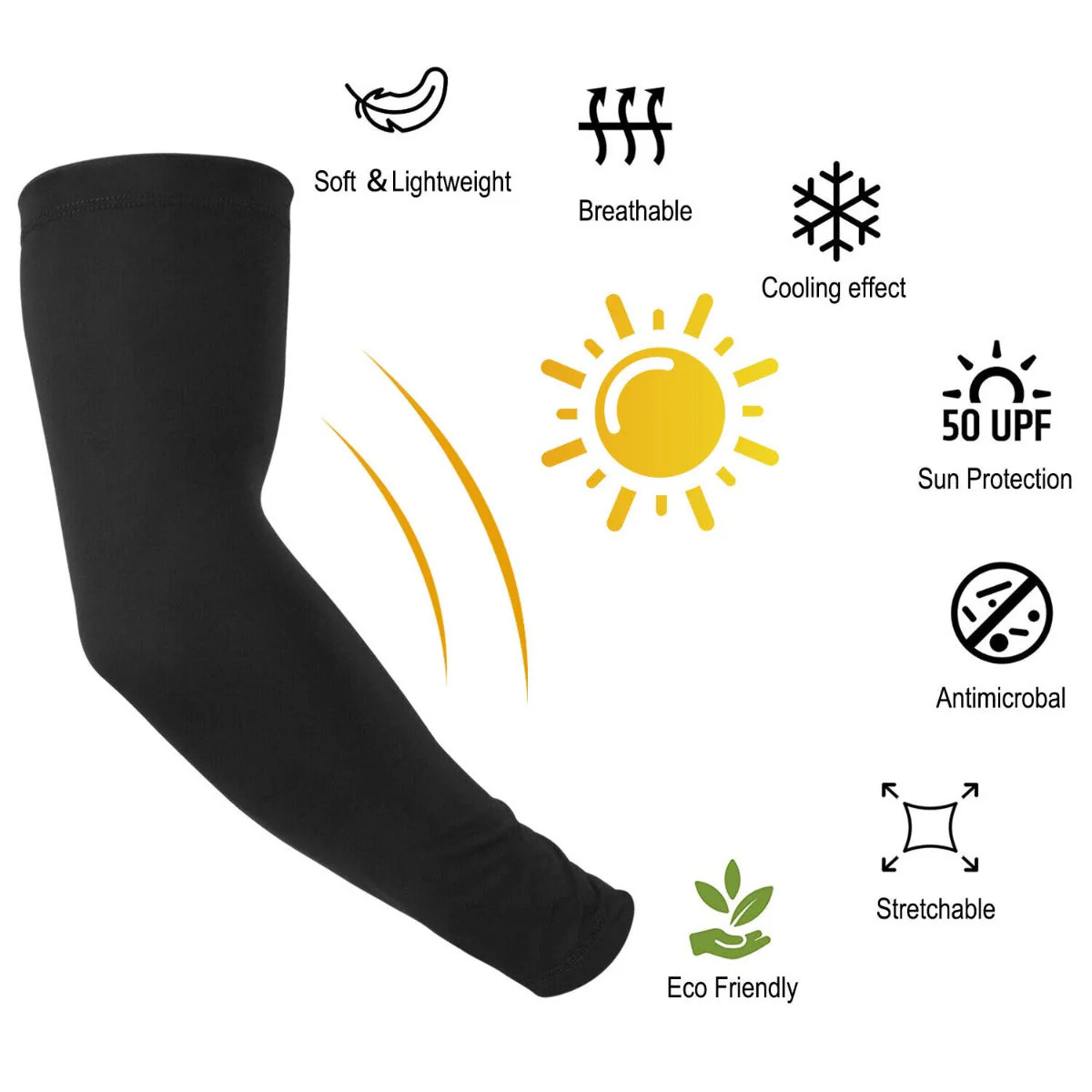 Elbow Support, Adjustable 1PCS for Home Travel (Black)