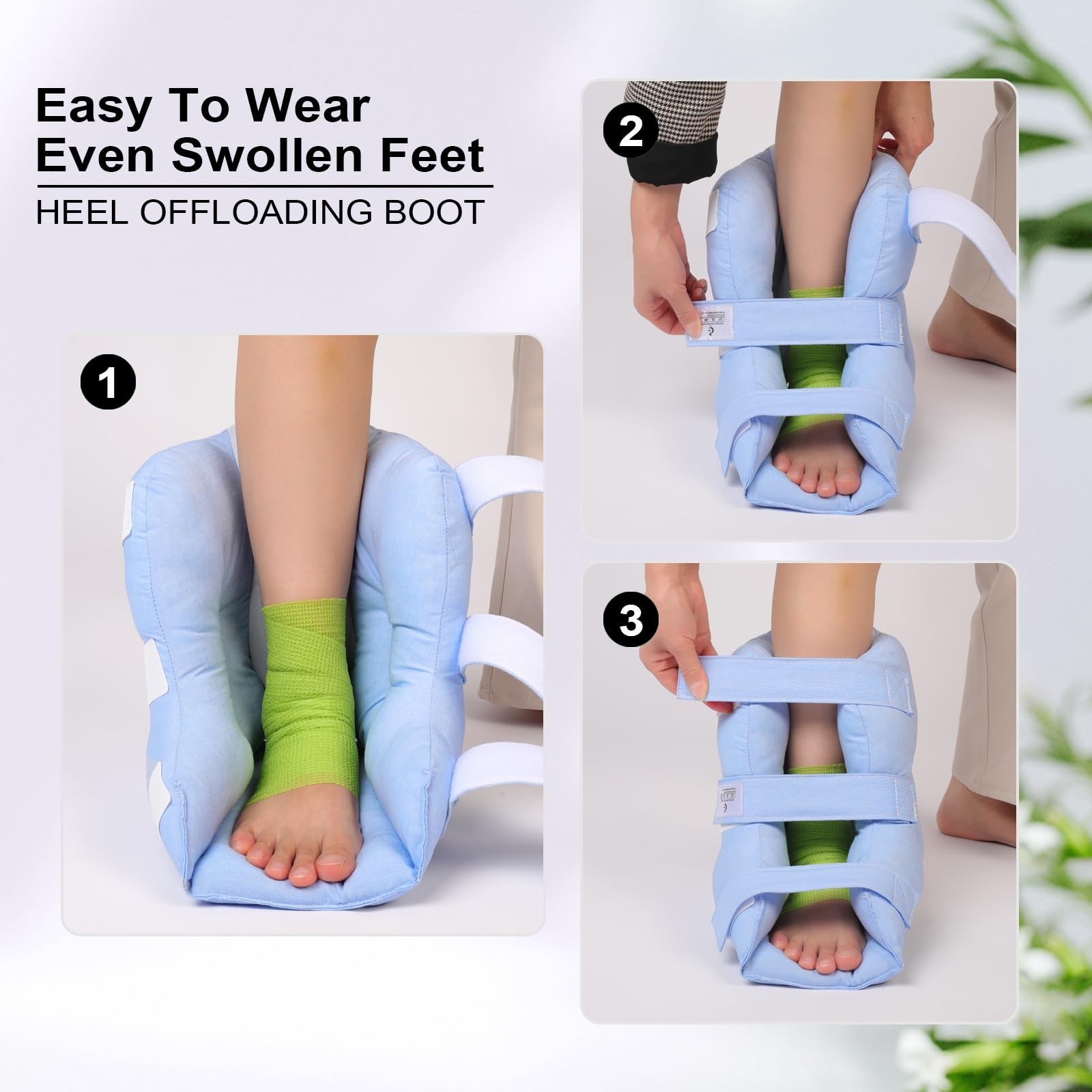 Adjustable Heel Protector Cushion – Pressure Relief Boot for Elderly & Surgery R