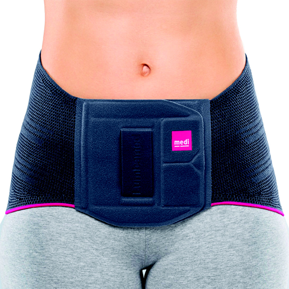 Medium Lumbar Band Elastic Brace Corset Lumbamed Basic Women Black