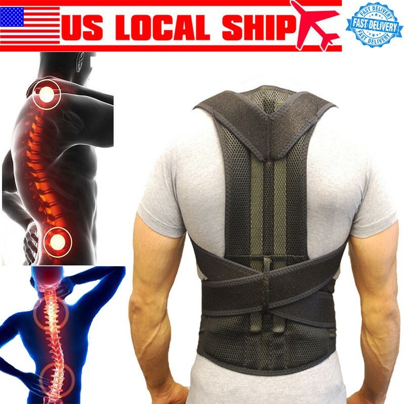 US STOCK Heavy Lifting Lumbar Back Waist Support Belt Brace For Work Men/Women