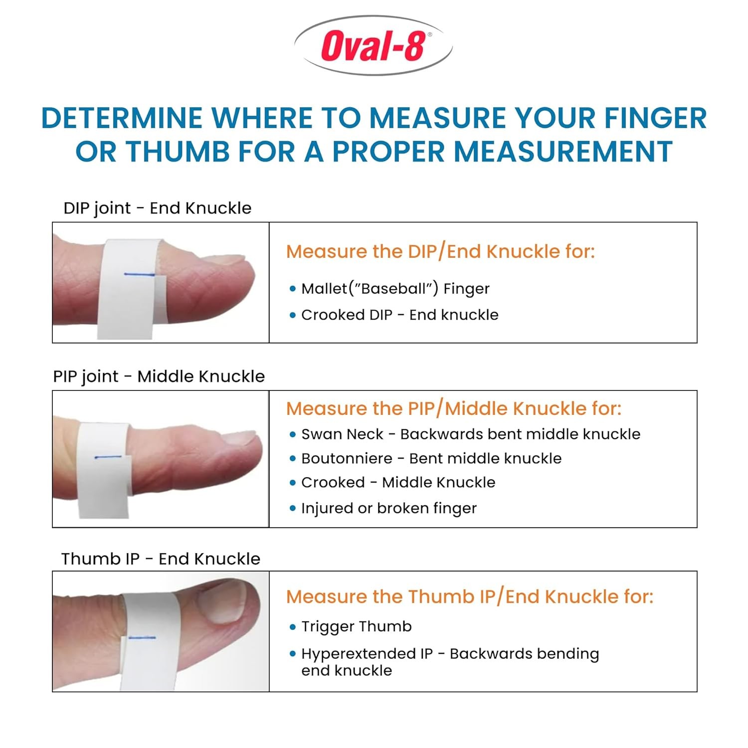 3-Point Products Oval-8 Finger Splint Size 12 Pack of 5 Beige Arthritis