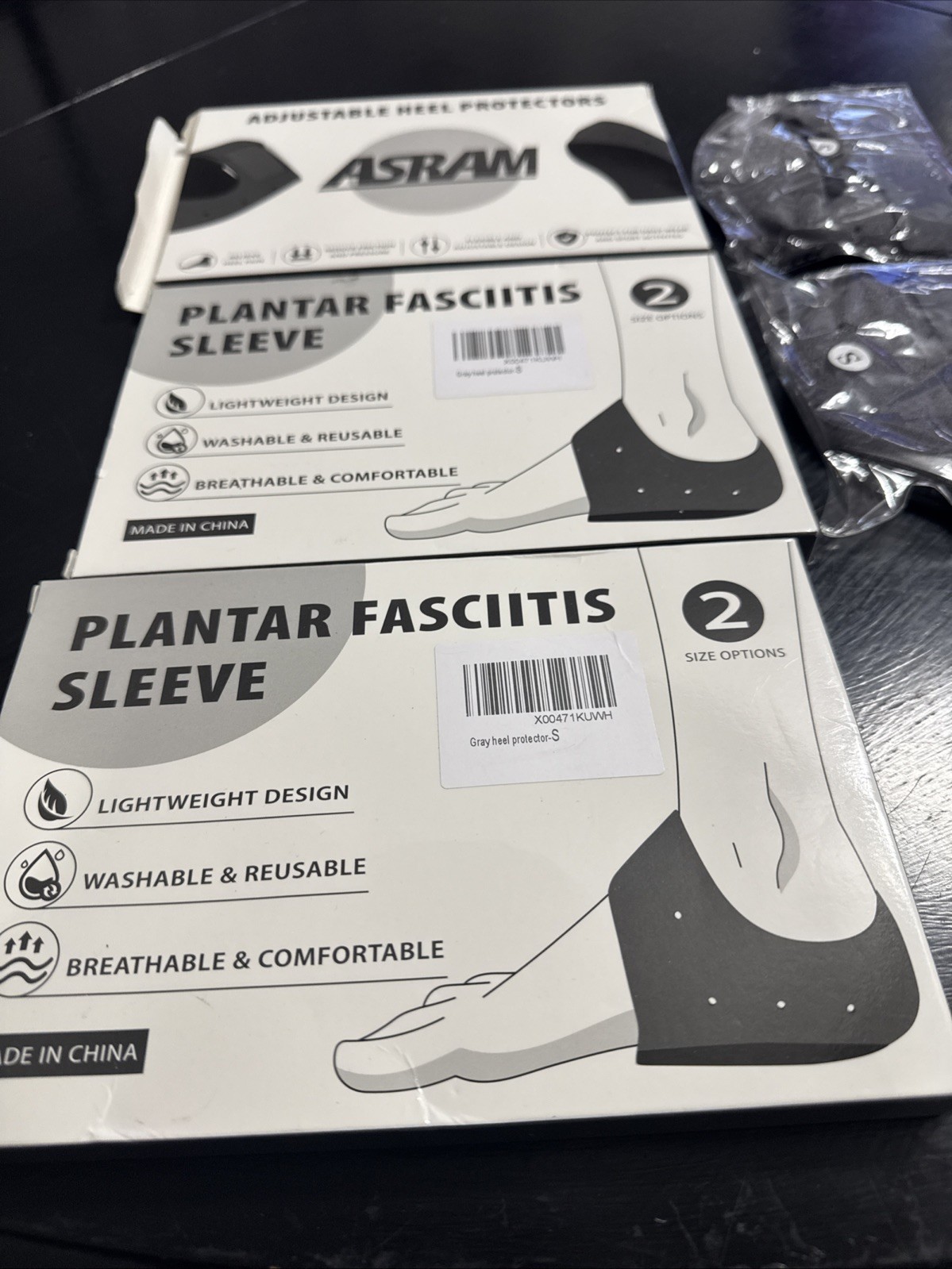 Plantar Fasciitis Sleeve ASRAM 3 Packs Of 2