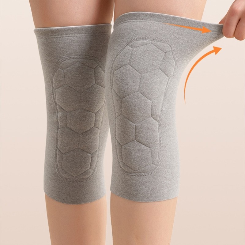 2 Pack Knee Protectors Polyester Fiber Quick Wear Design Suitable for Sports
