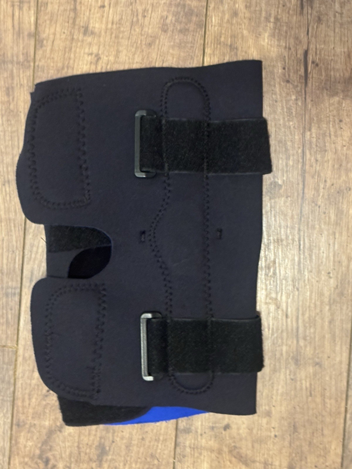 DJ Orthopedics XL Knee Brace Open Patella Adjustable Neoprene Support Blue