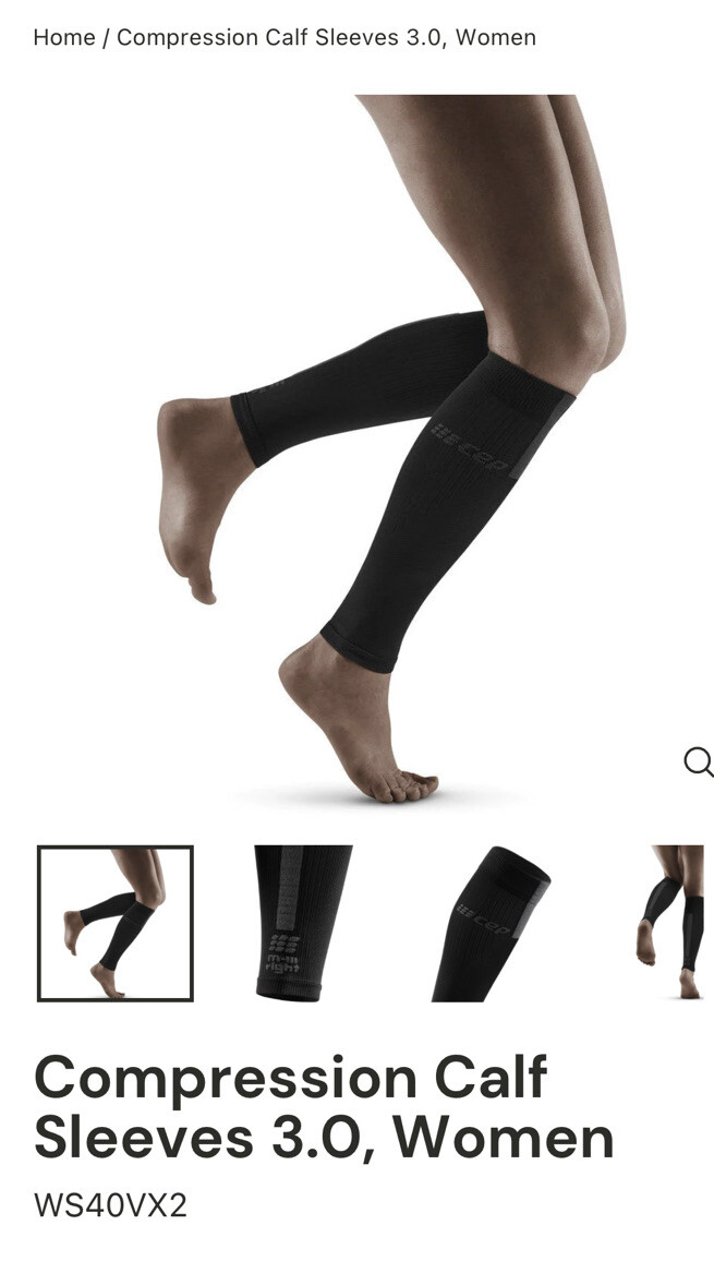 CEP compression calf sleeve 3.0womens Sz 11 NWT