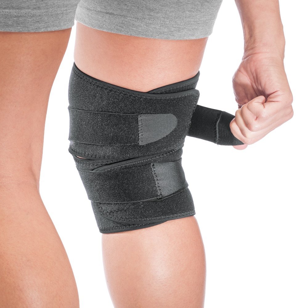 Mueller Adjustable Knee Brace Support – One Size Fits Most – Max Support Level