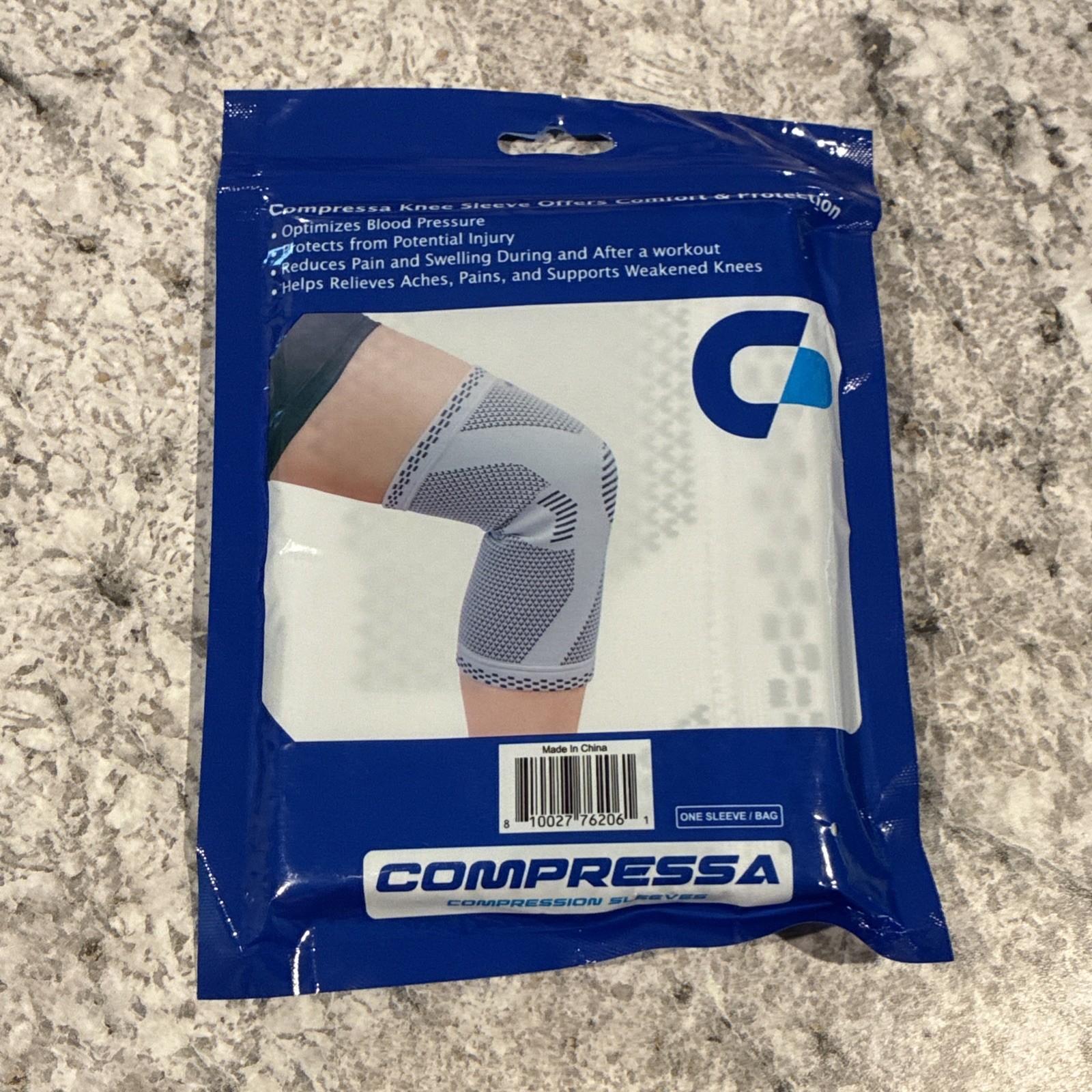 Compressa Knee Compression Sleeve For Women & Men Braces for Pain New