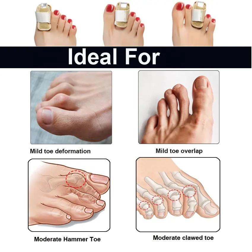 Premium Quality Compression Finger Splints with Flexible Built-in Aluminium Supp