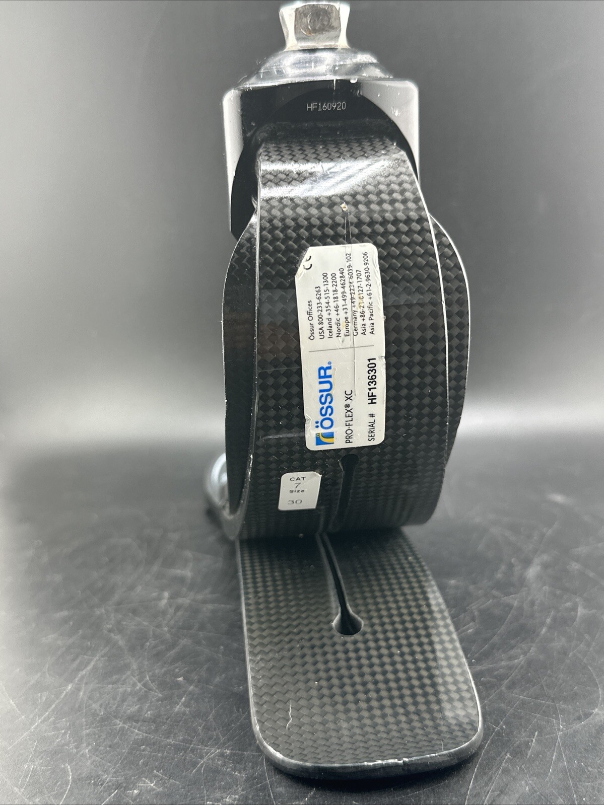 Ossur Right Proflex Pro-flex Prosthetic Foot. Size 30. Category 7.