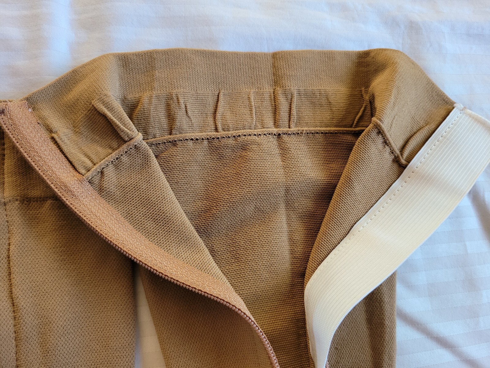 Presadee Compression Zipper Footless Large Calf Original New Pkg S-M Beige