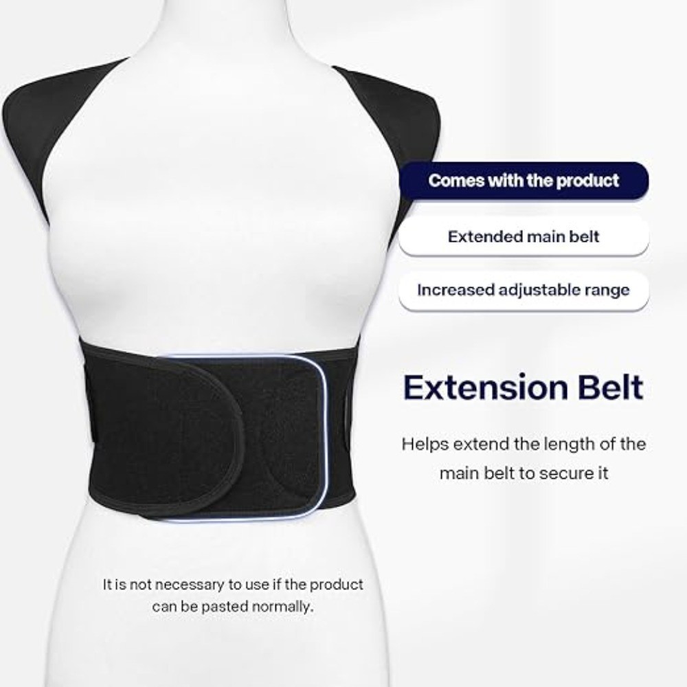 1x Posture Corrector – with Adjustable Straps fits Adults, Gyms, Offices, Travel