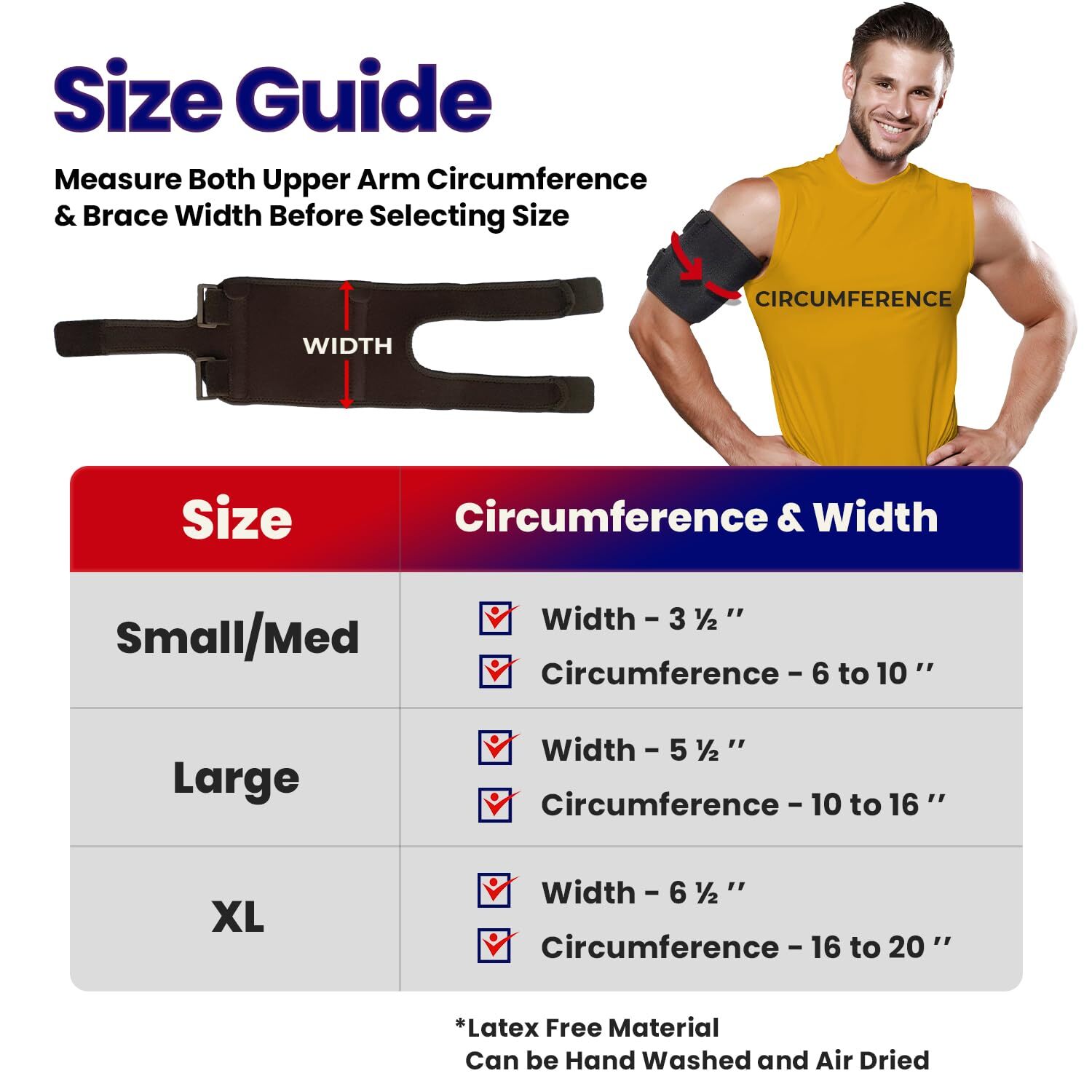 ARMSTRONG AMERIKA Bicep Tendonitis Brace, Bicep Band & Upper Arm Compression …