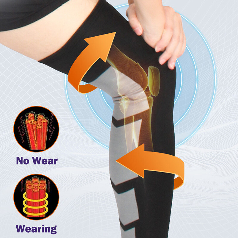 Knee Leg Support Compression Sleeve Brace Sport Pain Arthritis Relief Running US
