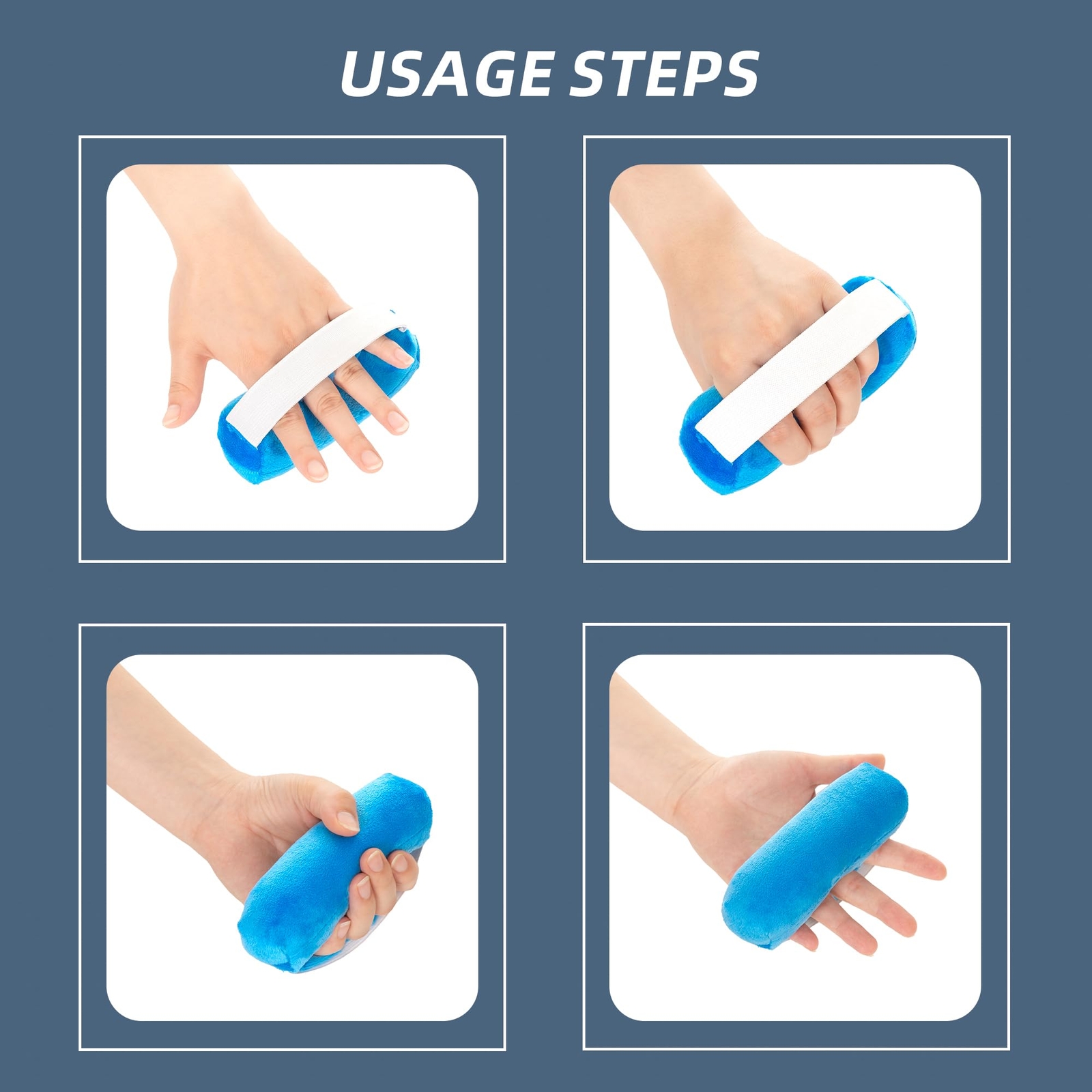 Palm Protector Hand Contracture Cushion 2 Pack Fluff Finger Contracture Cushi…