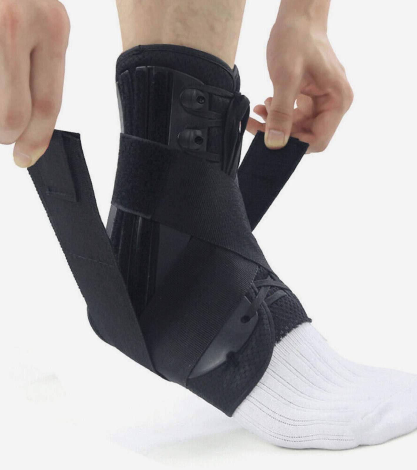Ankle Brace Bandage Straps Sports Safety Adjustable Protectors Supports Guard ⭐✅