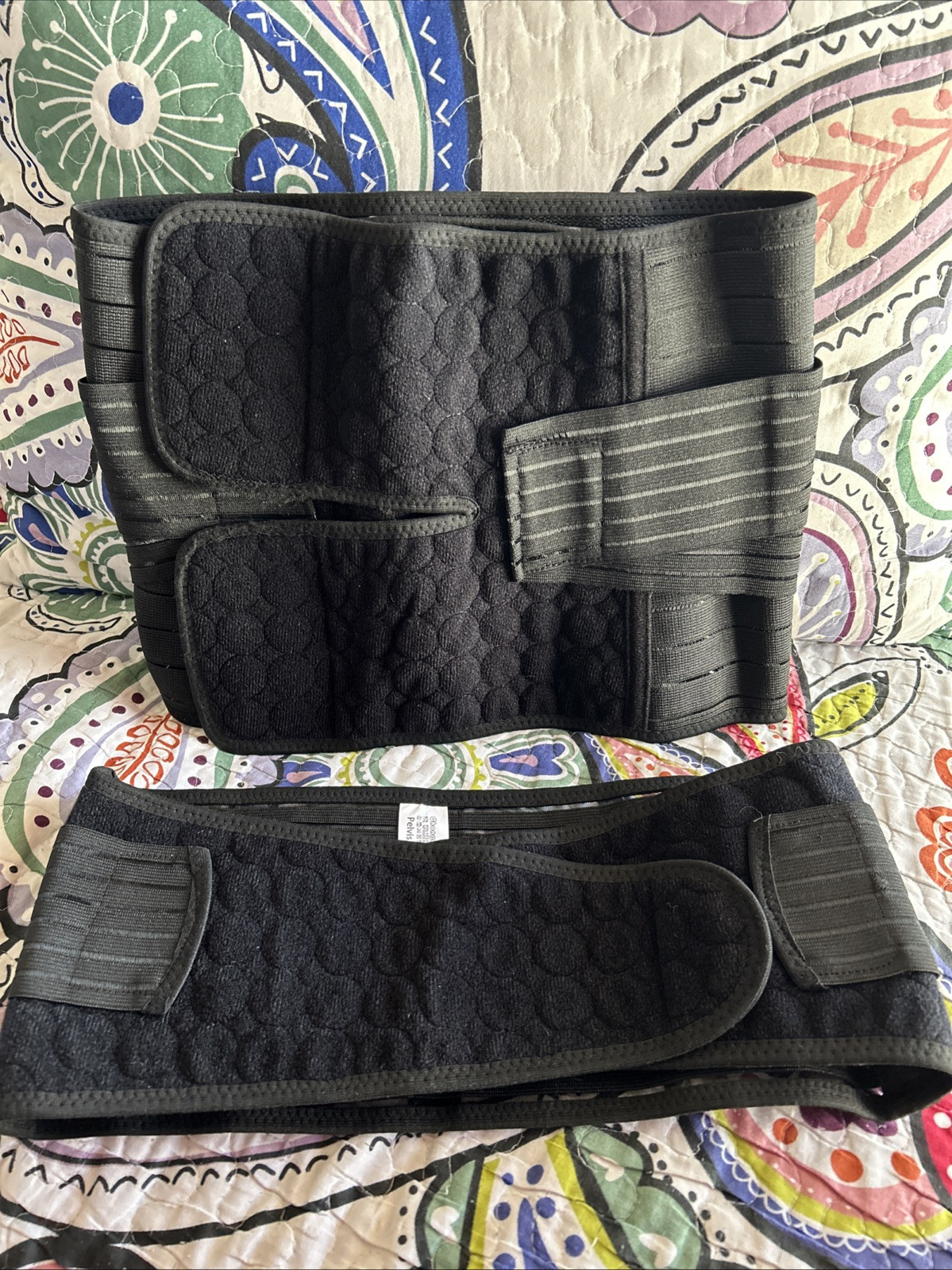 Black Pregnancy Post Partum Waist + Pelvis Support Belt – ONE SIZE – CHONG ERFEL