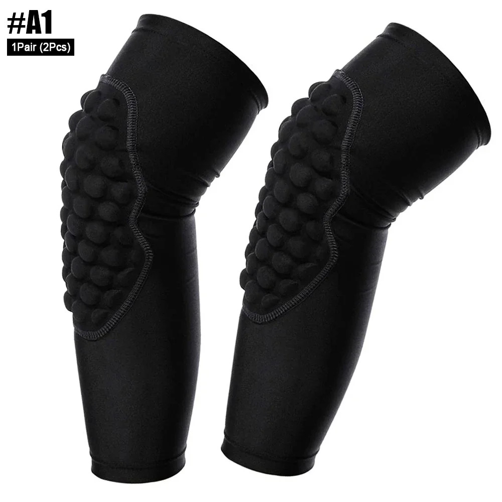 1Pair Youth Sports Anti-Collision Knee Pads Elastic Breathable Knee Support