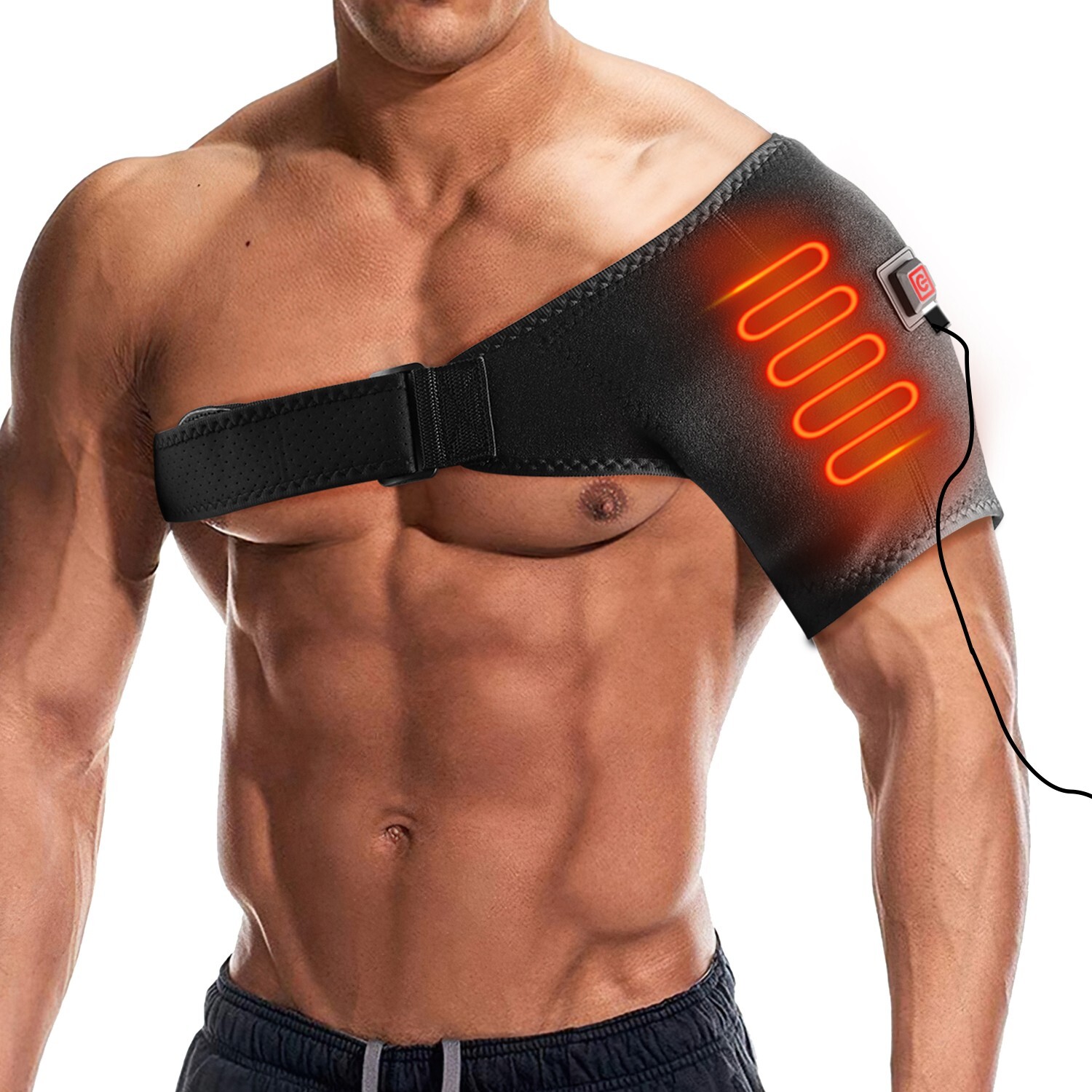 3-Temp Adjustable Heat Pad – Neck & Shoulder Pain Relief for Ultimate Comfort US
