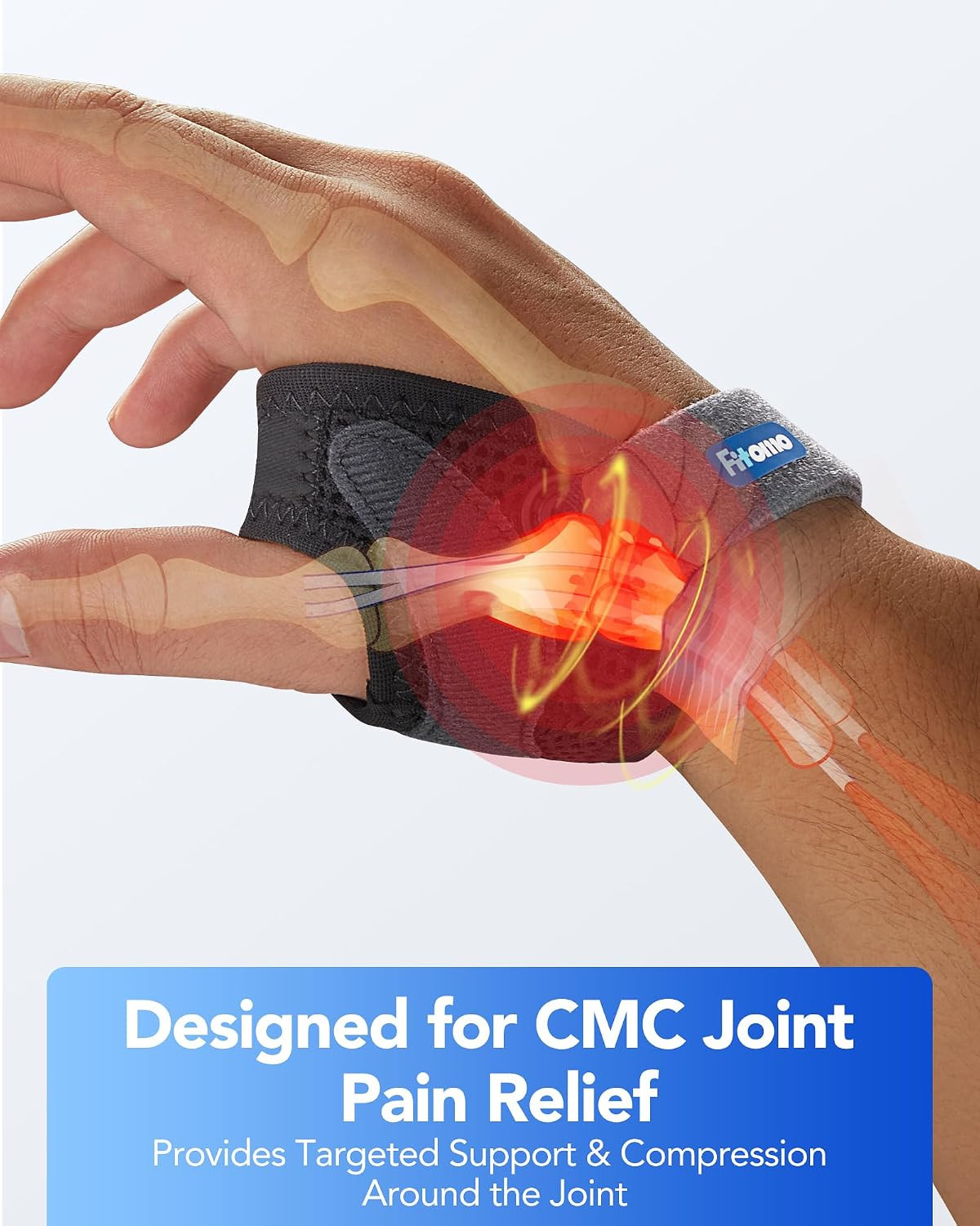 CMC Thumb Brace with Shape-memory Restriction Splint for Osteoarthritis, CMC Joi