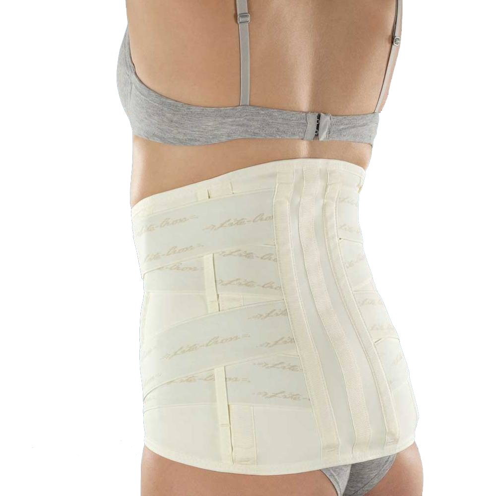 Ro+Ten Lumbar Band Corset Orthopedic Bust Litecross91 Cream Beige