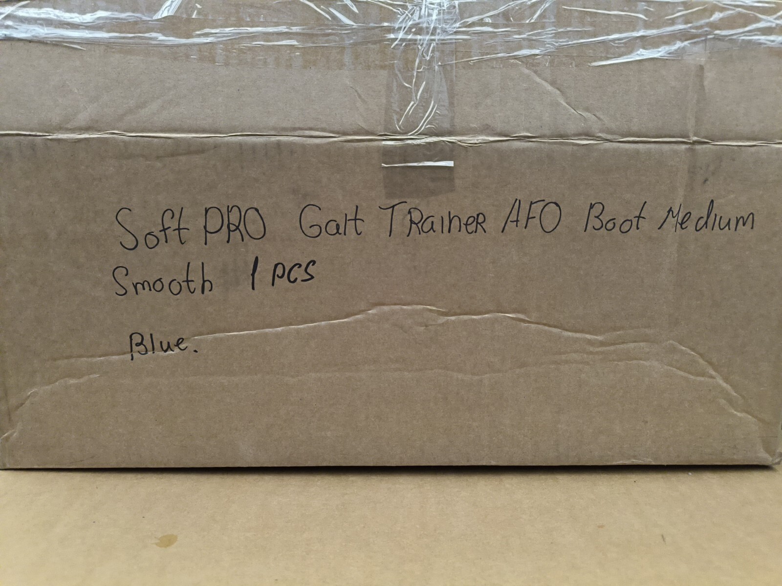 SoftPro Gait Trainer AFO Boot Medium Smooth (no Front Strap,blue) 1 PCs.