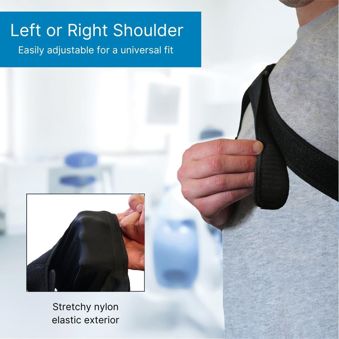 NatraCure Hot & Cold Shoulder Ice Pack Wrap – 1 Count (Pack of 1)